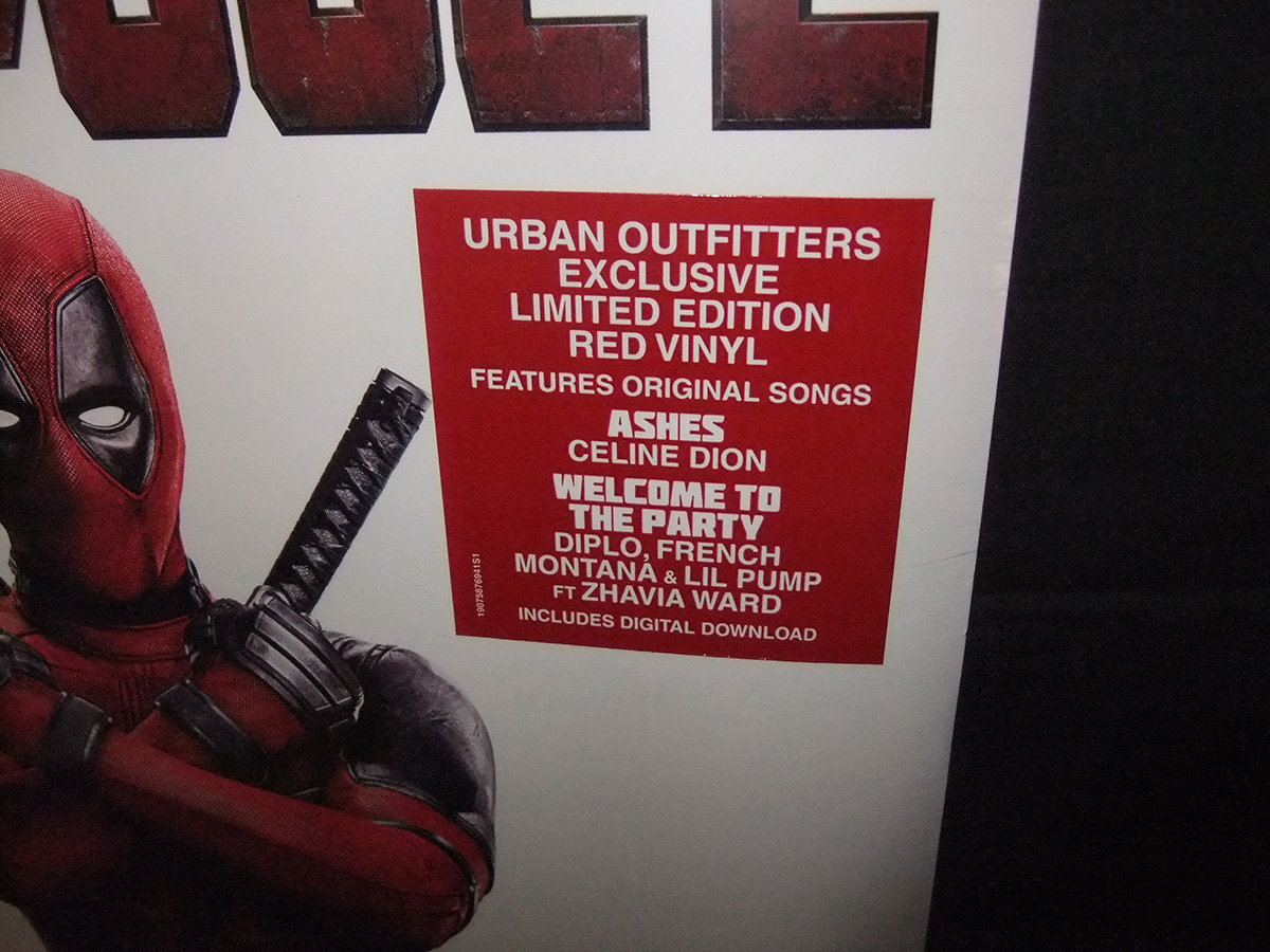 Deadpool 2 Movie Soundtrack Urban Outfitters Limited Ed Red Sealed New Vinyl Lp Atlanta Music 8219