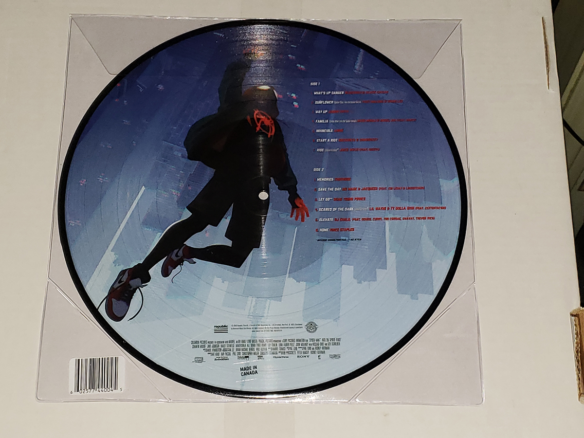 Spider Man Into The Spider Verse Soundtrack Sealed New Vinyl Lp Picture